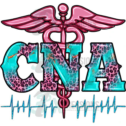 CNA teal and pink